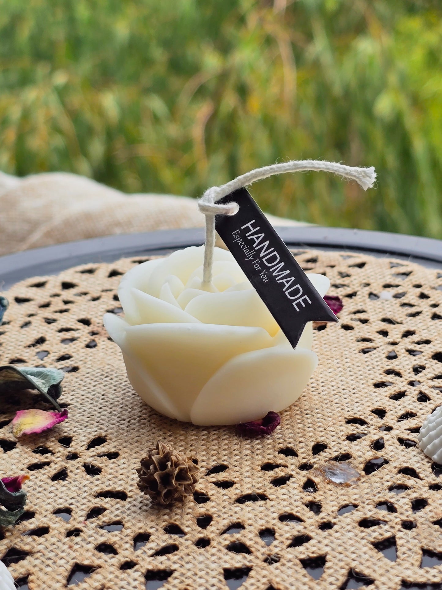 White Rose Scented Candles