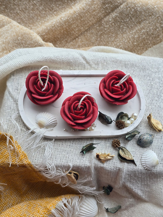 Red Rose Scented Candles